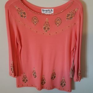 Joseph A Embellished Sweater
